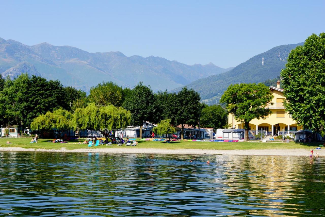 Residence In Camping Solarium Domaso Bagian luar foto