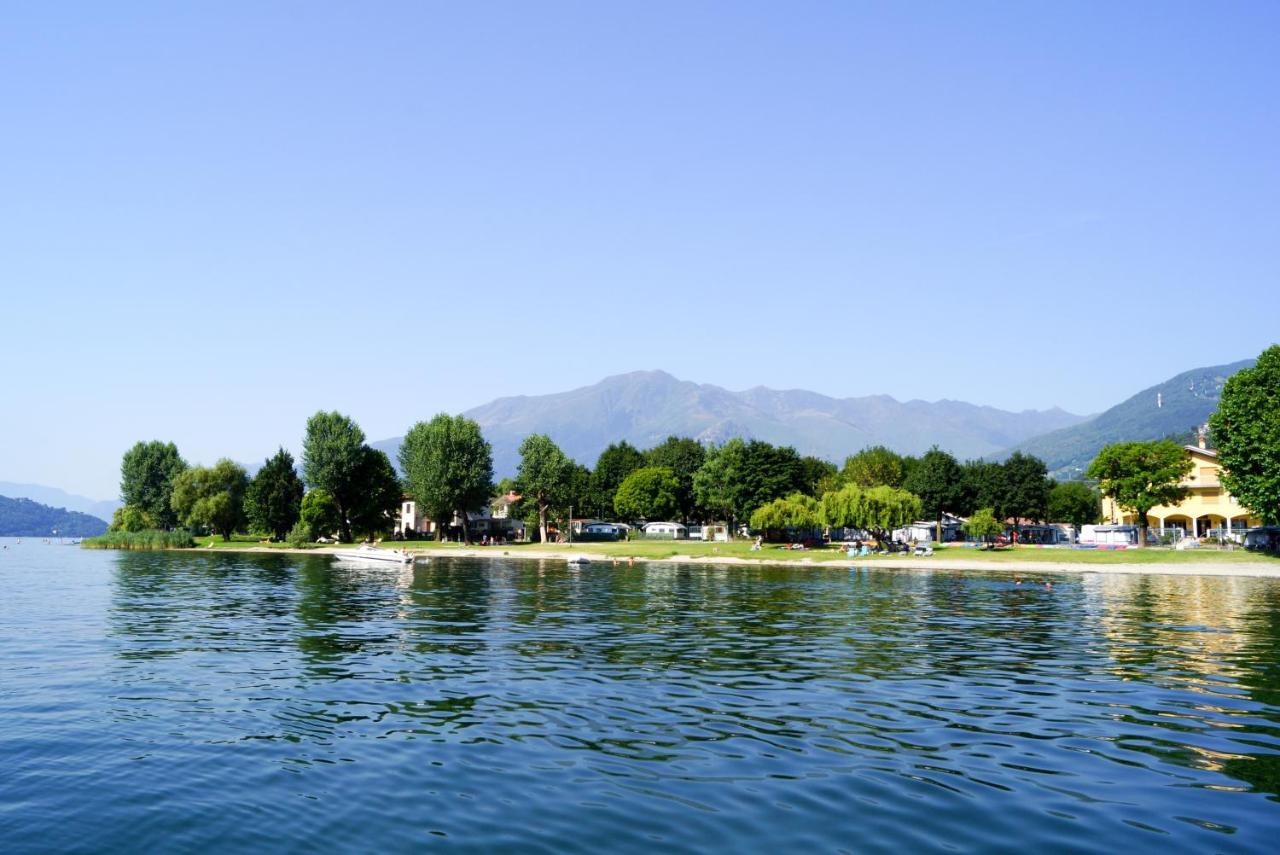 Residence In Camping Solarium Domaso Bagian luar foto